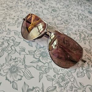NWT Nike Outrider 62mm Mirrored Aviator Sunglasses
